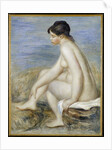 A Seated Bather by Pierre-Auguste Renoir