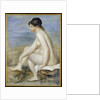 A Seated Bather by Pierre-Auguste Renoir