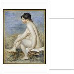 A Seated Bather by Pierre-Auguste Renoir
