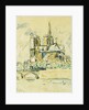 Notre Dame by Paul Signac