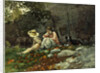 Flock of Sheep, Houghton Farm by Winslow Homer