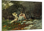 Flock of Sheep, Houghton Farm by Winslow Homer