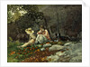 Flock of Sheep, Houghton Farm by Winslow Homer