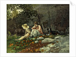 Flock of Sheep, Houghton Farm by Winslow Homer