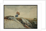 Down the Cliff by Winslow Homer