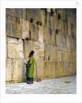 The Wailing Wall, Jerusalem by Jean-Léon Gérôme