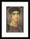 Roman funerary portrait of a young woman by Anonymous