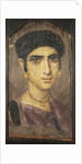 Roman funerary portrait of a young woman by Anonymous