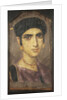 Roman funerary portrait of a young woman by Anonymous