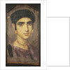 Roman funerary portrait of a young woman by Anonymous