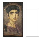 Roman funerary portrait of a young woman by Anonymous