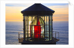 Cape Meares Lighthouse lens at sunset, from Cape Meares, Oregon, USA by Anonymous