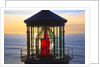 Cape Meares Lighthouse lens at sunset, from Cape Meares, Oregon, USA by Anonymous