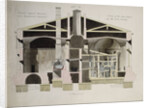 The Imperial Bank Mint, St. Petersburg: Section of the Steam Engine for the Silver Coinage by G. Baboshin and Alexei Nicolaevitch Olenin by Anonymous