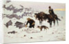 The Frozen Sheepherder by Frederic Remington