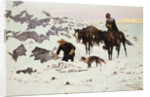 The Frozen Sheepherder by Frederic Remington