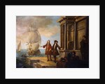Europe: European Merchants with Stevedores by Jean-Baptiste Oudry