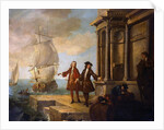 Europe: European Merchants with Stevedores by Jean-Baptiste Oudry