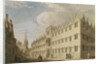 Oriel College, Oxford, with St. Mary's Church in the Distance by Thomas Malton Jr