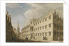 Oriel College, Oxford, with St. Mary's Church in the Distance by Thomas Malton Jr