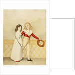 Portrait of William Bellingham Budworth and his Sister Emma Mary, Small Full Length, on a Balcony by Adam Buck