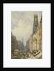 Fleet Street Looking up to Temple Bar with Old St. Dunstans, and St. Clement Danes by George Sidney Shepherd