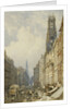 Fleet Street Looking up to Temple Bar with Old St. Dunstans, and St. Clement Danes by George Sidney Shepherd