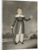 Portrait of Edward Currie Holding a Cricket Bat by Adam Buck