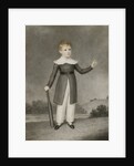 Portrait of Edward Currie Holding a Cricket Bat by Adam Buck