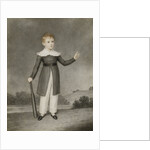Portrait of Edward Currie Holding a Cricket Bat by Adam Buck