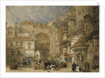 The Gate of the Viva Rambla, Granada by David Roberts