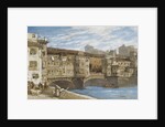 The Ponte Vecchio, Florence by William Callow