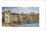The Ponte Vecchio, Florence by William Callow