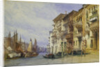 Palaces Near the Entrance of the Grand Canal, Venice by William Callow