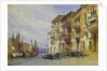 Palaces Near the Entrance of the Grand Canal, Venice by William Callow