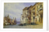 Palaces Near the Entrance of the Grand Canal, Venice by William Callow