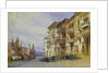 Palaces Near the Entrance of the Grand Canal, Venice by William Callow