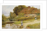 Watching the Ducks by Arthur Claude Strachan
