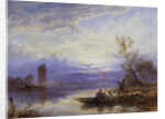A Ferry at Sunset by Myles Birket Foster