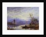 A Ferry at Sunset by Myles Birket Foster