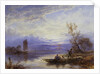 A Ferry at Sunset by Myles Birket Foster