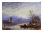 A Ferry at Sunset by Myles Birket Foster