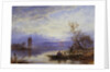 A Ferry at Sunset by Myles Birket Foster
