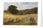 Harvest Time Near Holmbury Hill, Surrey by George Vicat Cole