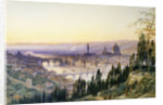 Florence from San Miniato by Arthur Severn