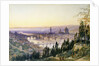 Florence from San Miniato by Arthur Severn