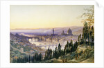 Florence from San Miniato by Arthur Severn