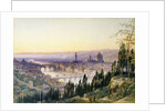 Florence from San Miniato by Arthur Severn