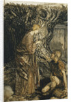 An Illustration to The Rheingold and the Valkyrie by Arthur Rackham