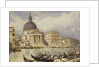 The Church of San Simone and San Guida (San Simeone Piccolo), Venice: Arrival of a Train by Myles Birket Foster